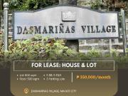 For Lease: House & Lot located at Makati Dasmariñas Village