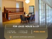 FOR LEASE House & Lot located at White Plains Quezon City