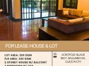 FOR LEASE House & Lot located in Acropolis Village,...