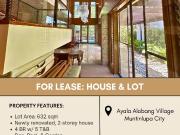 FOR LEASE House & Lot located in Ayala Alabang Village,...