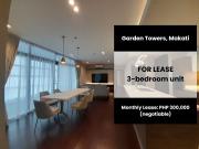 FOR LEASE Luxurious Living at Garden Towers, Makati: 3...