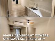 For lease: maple at verdant towers, ortigas east, pasig...