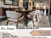 FOR LEASE Modern House & Lot located at San Lorenzo...