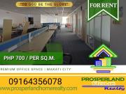 FOR LEASE: PREMIUM OFFICE SPACE IN MAKATI CITY