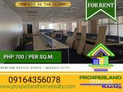 FOR LEASE: PREMIUM OFFICE SPACE IN MAKATI CITY