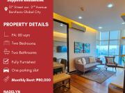 FOR LEASE: Two Bedroom Unit in Sapphire Residences