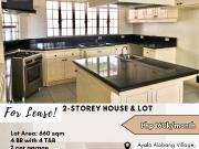 FOR LEASE Two Storey House and Lot located at Ayala...