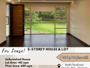 FOR LEASE Two Storey House and Lot located at Ayala...