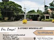 FOR LEASE Two Storey House located at Ayala Alabang...