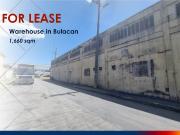 For Rent: 1660 sqm Warehouse in Meycauayan