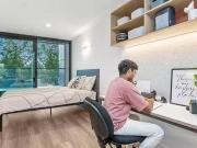 Charming 1 Room Uni Lodge Melbourne CBD 4 Bed Apartment