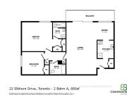 For rent: 22 Elkhorn Drive North York, 2 bdrm Viewit |41541