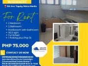 For rent 2 bedroom furnished unit in Uptown Ritz BGC