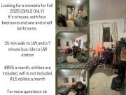 For Rent 4 Bedroom Shared Living/roommate Waterloo ON...