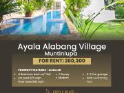 FOR RENT AYALA ALABANG 4 Bedrooms with Pool