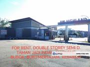 FOR RENT Double Storey Semi D Taman Jadi Indah Machang...