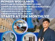 For Rent to own Condo in Ortigas CBD Pioneer Woodlands...