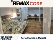 FOR SALE: 1 Bedroom in Perla Mansion Makati
