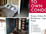 For Sale 1 Bedroom Resort type RFO in Pasig near Ortigas...