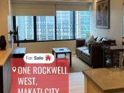 FOR SALE! 1 Bedroom Unit in One Rockwell West, Makati City