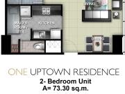 For Sale 2 Bedroom Rent to Own Condo in One Uptown BGC...