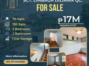 FOR SALE 2 Bedroom Townhouse in Scout Limbaga, Quezon City