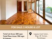 FOR SALE 2 House and Lot located at Legacy East Subd...