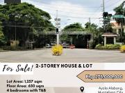 FOR SALE 2 Storey House and Lot located at Ayala...