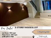 FOR SALE 2 Storey House and Lot located at Greenwoods...