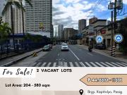 FOR SALE 2 Vacant Lots located at Brgy. Kapitolyo, Pasig...