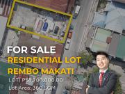 For Sale 390sqm Vacant Lot in West Rembo