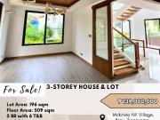 FOR SALE 3 Storey House and Lot located at Mckinley Hill...