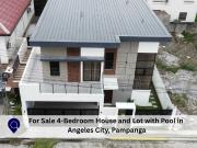 For Sale 4 Bedroom House and Lot with Pool in Angeles...