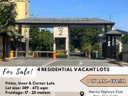 FOR SALE 4 Residential Vacant Lots located at Marina...
