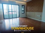 FOR SALE 4 STOREY TOWNHOUSE IN LA LOMA QUEZON CITY