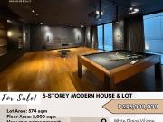 FOR SALE 5 Storey Modern House and Lot located at White...