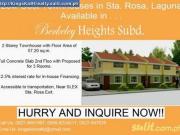 FOR SALE: Apartment / Condo / Townhouse Laguna >Sta Rosa