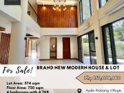 FOR SALE Brand New Modern House and Lot located at Ayala...