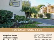FOR SALE Bungalow House & Lot located in Country Villas,...