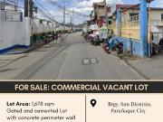 FOR SALE Commercial vacant lot located at Brgy. San...