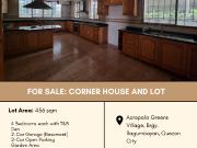 FOR SALE Corner House and Lot in Acropolis Greens...