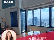 FOR SALE! Corner Unit Loft Type in One Rockwell, Makati City