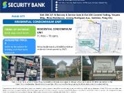 For Sale Foreclosed in Mirea Residences Santolan...