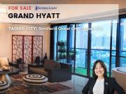 FOR SALE: Grand Hyatt Residences, BGC, Taguig 3BR Condo...
