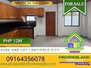 FOR SALE HOUSE AND LOT IN ANTIPOLO CITY
