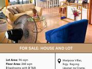 FOR SALE: House and Lot in Mariposa Villas, Brgy. Bagong...