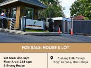 FOR SALE House and Lot located at Alabang Hills, Brgy....