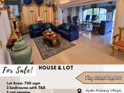 FOR SALE House and Lot located at Ayala Alabang Village,...