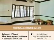 FOR SALE House and Lot located at Ayala Heights, Brgy....