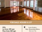 FOR SALE House and Lot located at Ayala Heights, Brgy....